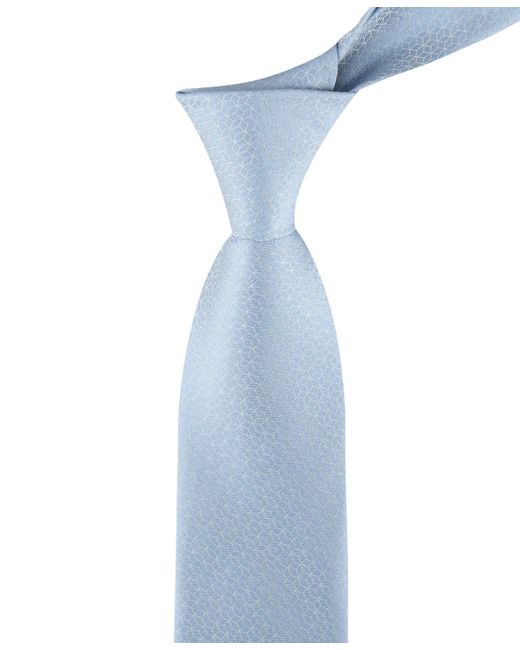Calvin Klein Blue Cortland Geo-pattern Tie for men