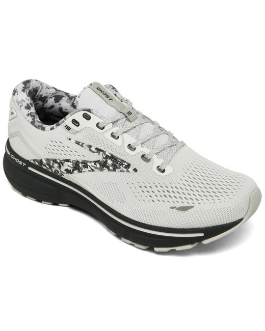 Brooks White Ghost 15 Running Sneakers From Finish Line