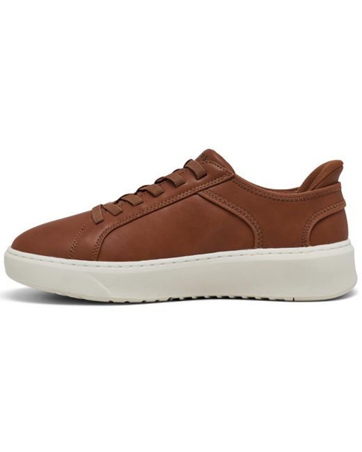 Skechers Brown Slip-ins Court Break Wide-width Casual Sneakers From Finish Line for men