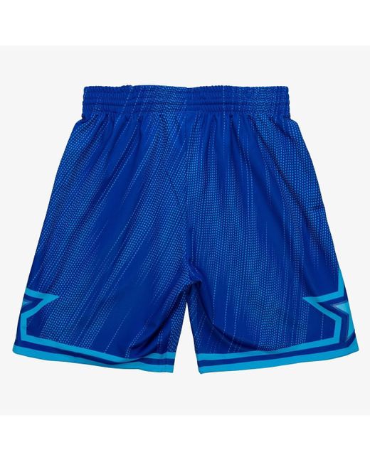 Mitchell & Ness Blue Orlando Magic 2008/09 Hardwood Classics Monochrome Swingman Shorts for men
