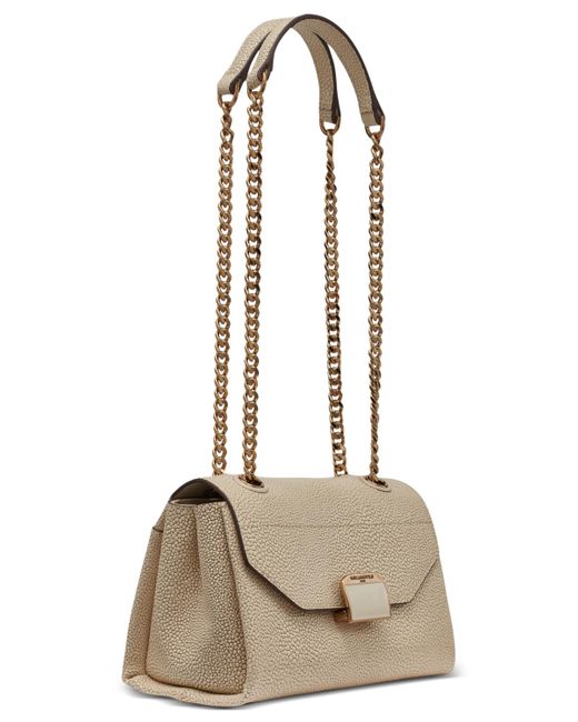 Karl Lagerfeld Natural Liana Small Leather Shoulder Bag