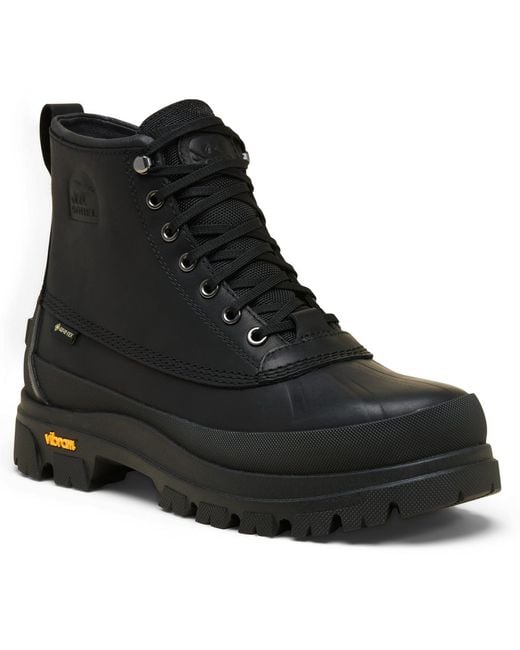Sorel Black Daystorm Horizon Gtx Round Toe Boots for men