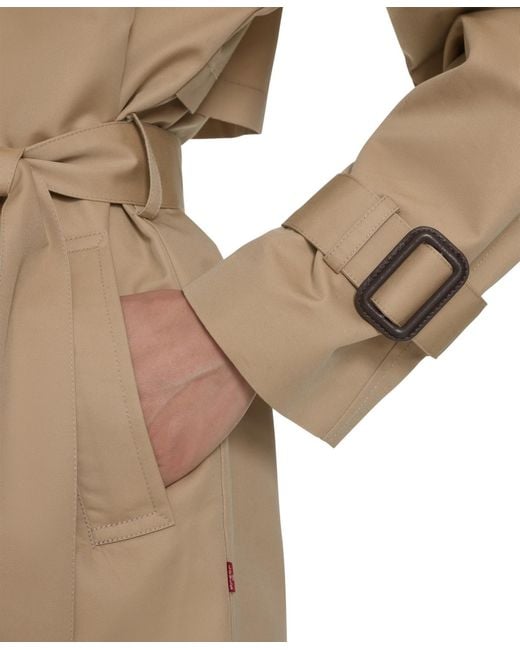 Levi's Natural Regular Single Breasted Trench Coat
