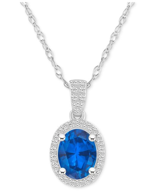 Macy's Blue Lab-created Ruby (1-1/4 Ct. T.w.