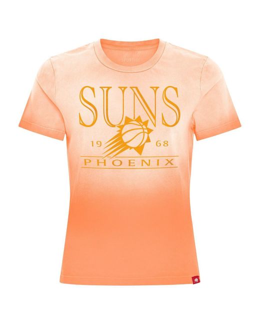 Sportiqe Orange Phoenix Suns Arcadia Sun-dipped T-shirt
