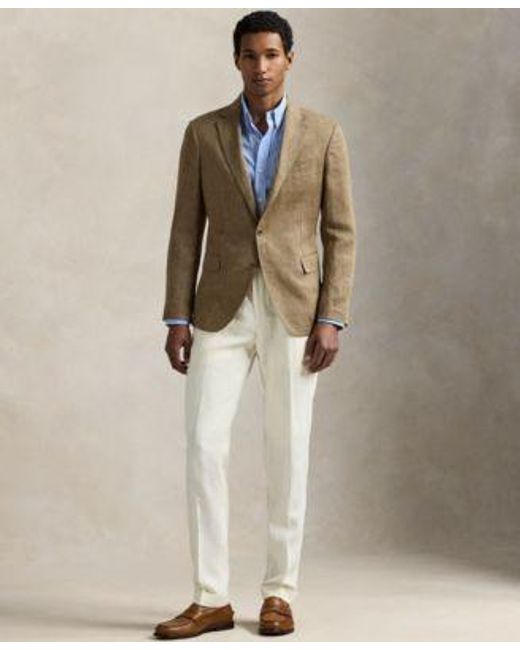 Polo Ralph Lauren Natural Polo Modern Sport Coat Poplin Shirt Suit Trousers Penny Loafers for men