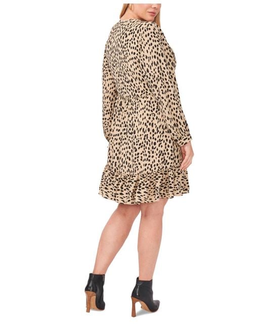 Vince camuto hot sale animal print dress