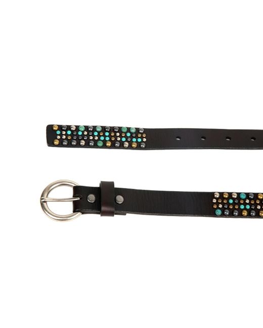 Old Trend Black Amazonite Leather Belt