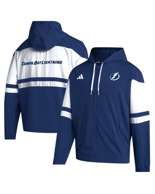 Adidas Blue Toronto Maple Leafs Full-zip Hoodie for men