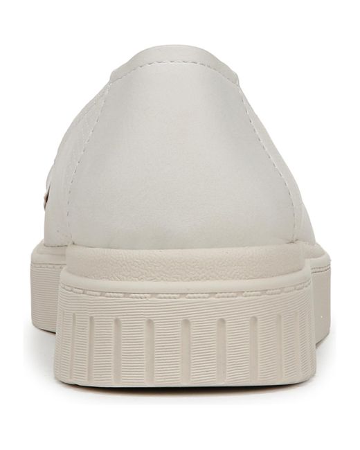 LifeStride White Geneva-chop Closed Round Toe Platform Penny Loafers