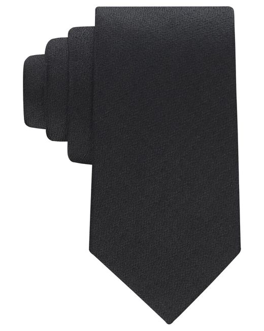 Calvin Klein Black Cooper Chevron Tie for men