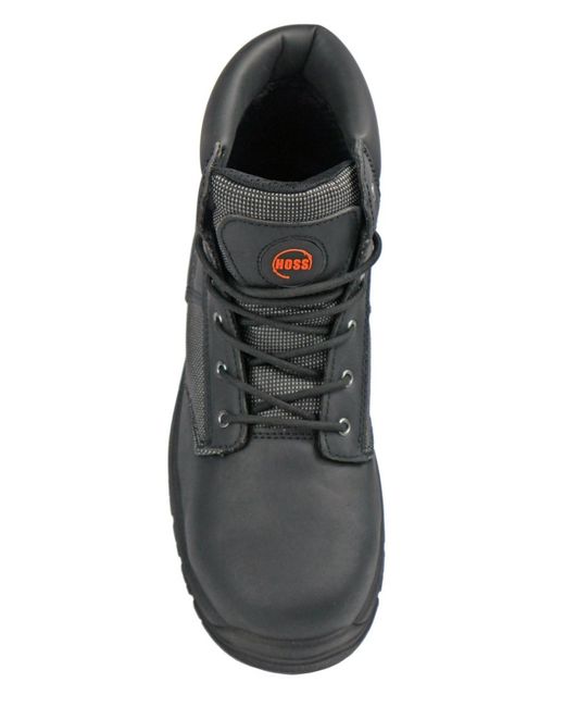 Hoss Boot Company Black Carter Composite Toe Work Boot