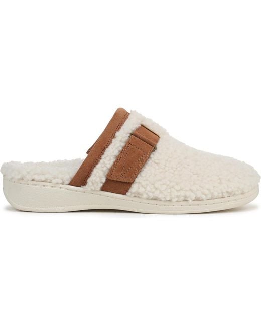 Vionic White Izzy Mule Slippers