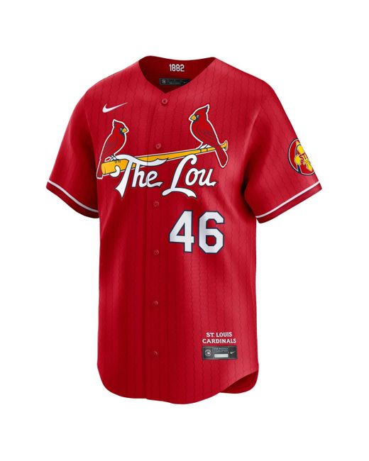 Nike Red Willson Contreras St. Louis Cardinals 2024 City Connect Limited Player Jersey for men