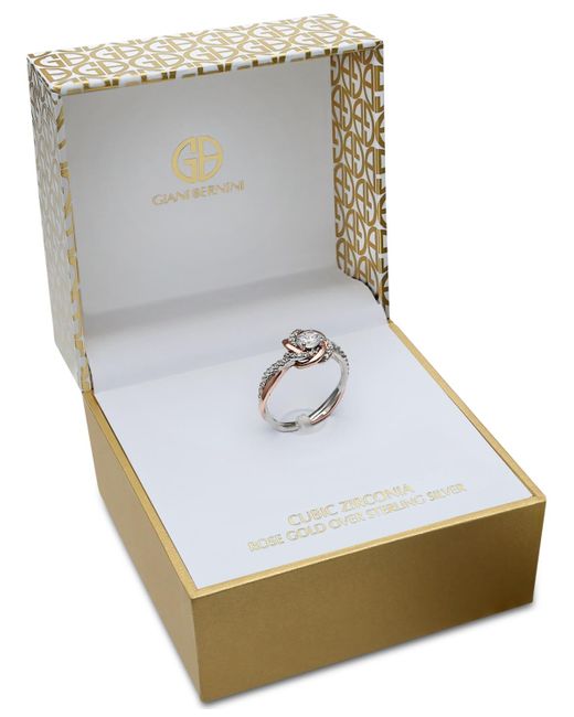 Giani Bernini Metallic Cubic Zirconia Love Knot Ring