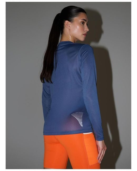 4F Blue Quick-drying Running Longsleeve