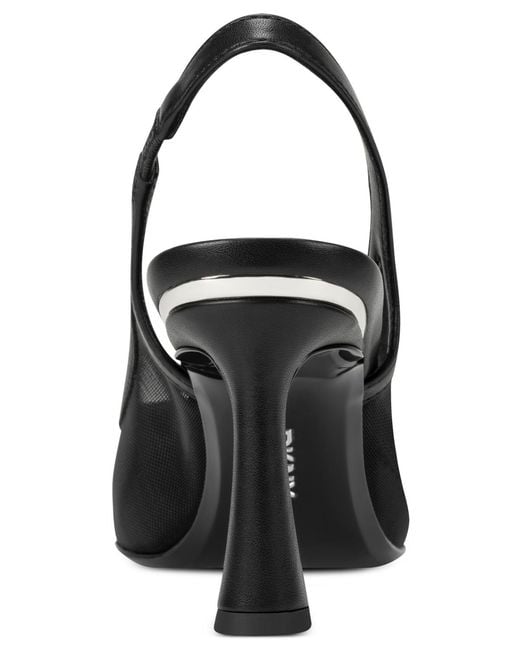 DKNY Black Cierra Slingback Pumps