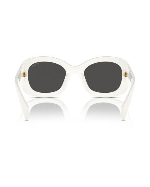 Prada Black Oval Sunglasses