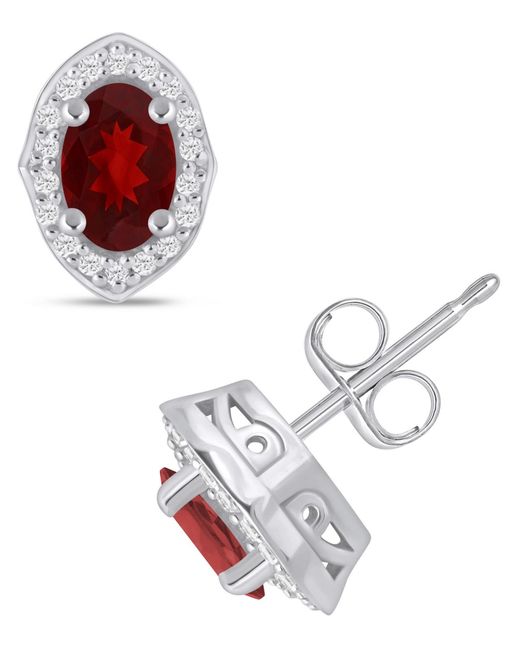 Macy's White Gemstone And Diamond ((1/5 Ct. T.w.