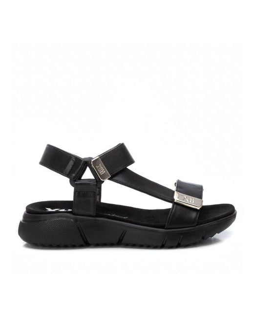 Xti Black Casual Sandals