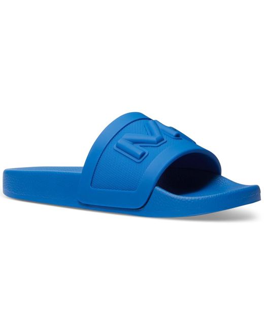 Michael Kors Blue Jake Slide Sandals for men