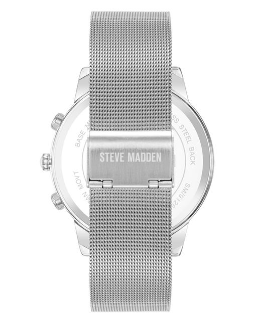 Steve Madden Blue Mesh Bracelet Watch for men