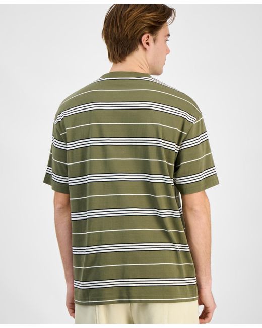 Boss Green Hugo By Nostrilio Loose-fit Engineered Stripe T-shirt for men