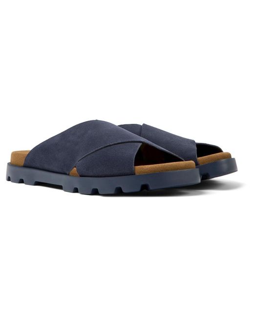 Camper Blue X-strap Brutus Casual Sandals for men