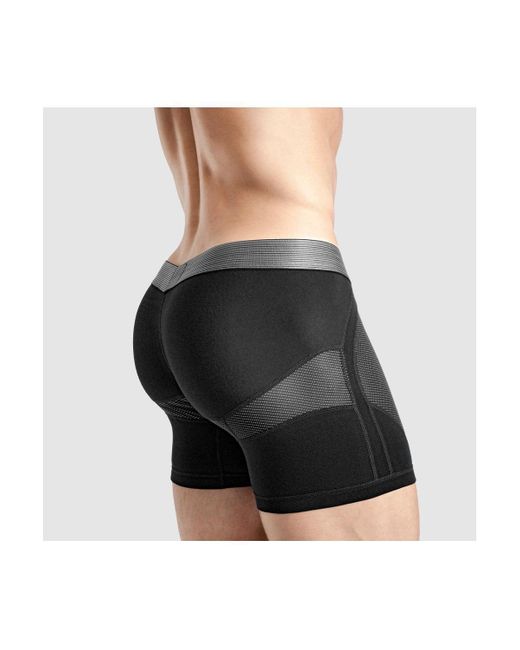 Rounderbum Black Anatomic Boxer Brief for men