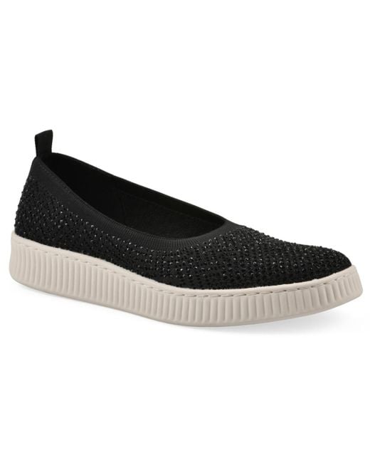 White Mountain Black Digs Slip-on Sneakers