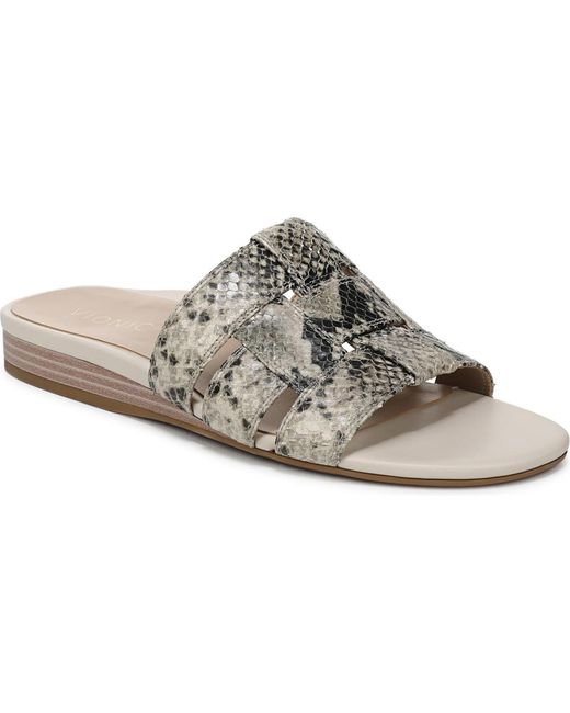 Vionic White Glendora Slide Sandals