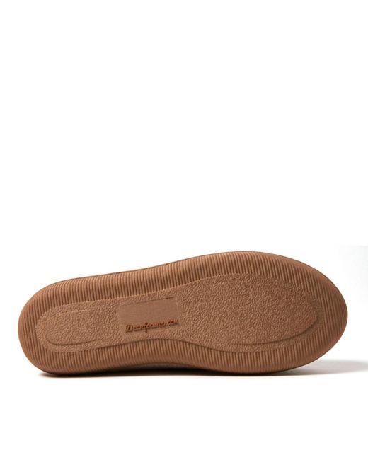Dearfoams Gray Hayes Soft Knit Moccasin House Shoe Slipper