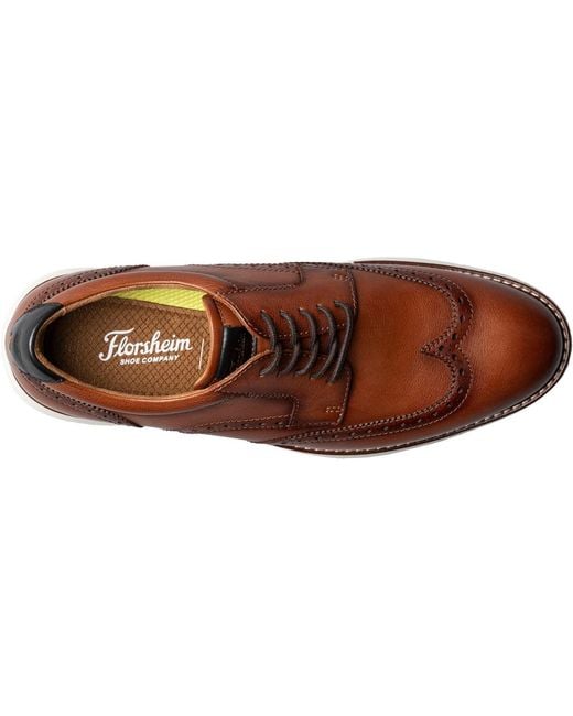 Florsheim Brown Launch Wingtip Oxford for men
