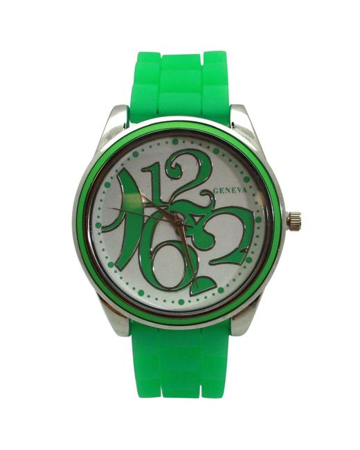 Olivia Pratt Green Round Big Face