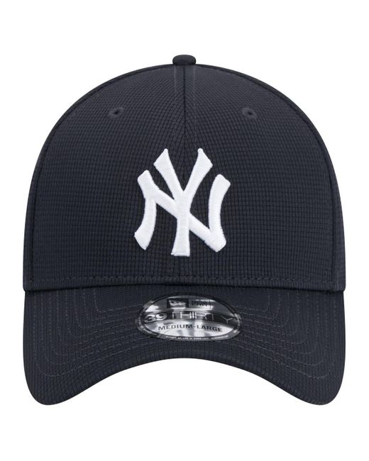 KTZ Blue New York Yankees Active Pivot 39thirty Flex Hat for men