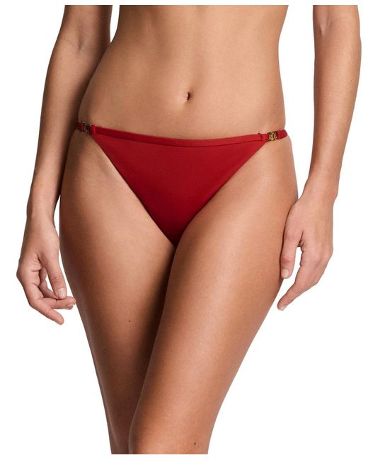Ralph Lauren Red Logo Hipster Bikini Swim Bottoms