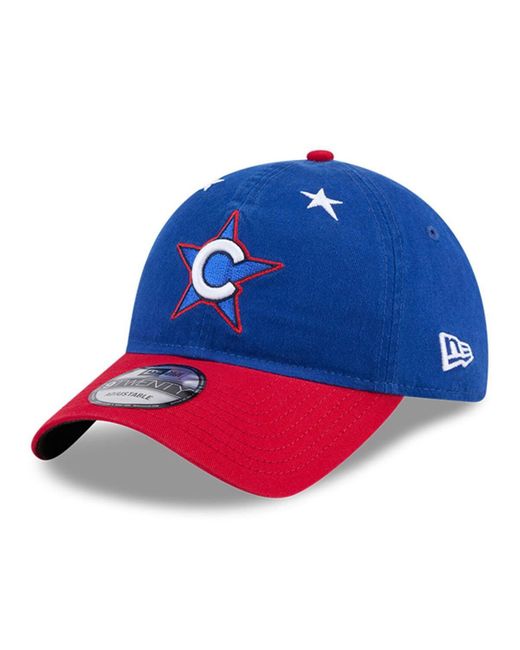 KTZ Blue/red Chicago Cubs 2025 Mlb All-star Game Workout 9twenty Adjustable Hat for men