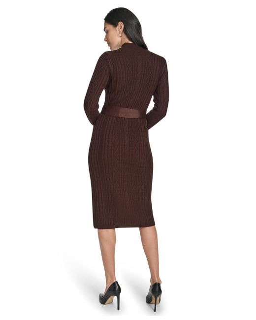 jessica howard sweater dress Petite Printed Fit & Flare MSRP $89  DGFOutlet 3/4 Sleeve Sweater Dress Size M Knitwear