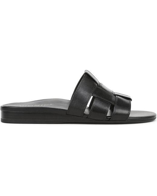 Vionic Black Glendora Slide Sandals