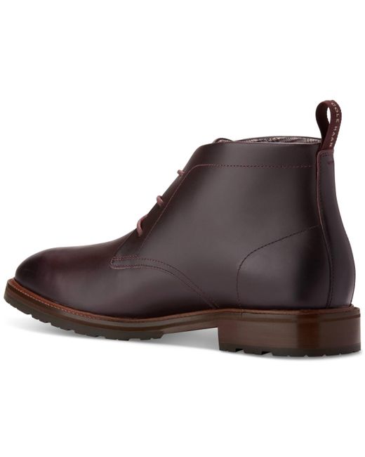 Bottes Chukka Cole Haan Homme - Cuir Vieilli Marron - Taille 9 US - Lacets