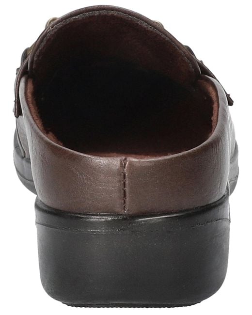 Easy Street Brown Nell Comfort Mules
