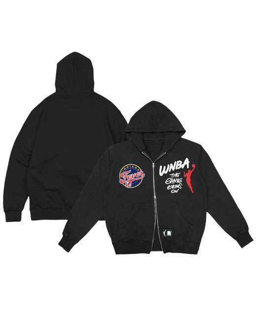 round21 Black And Â Indiana Fever Double-zip Hoodie