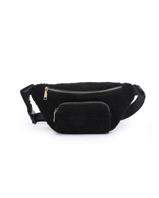 Moda Luxe Black Orson Belt Bag