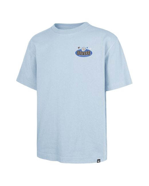 '47 Blue Milwaukee Brewers Ice Cream Parlor Foundation T-shirt for men