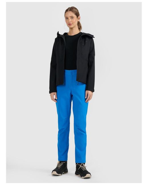 4F Blue Windproof Softshell Jacket Membrane