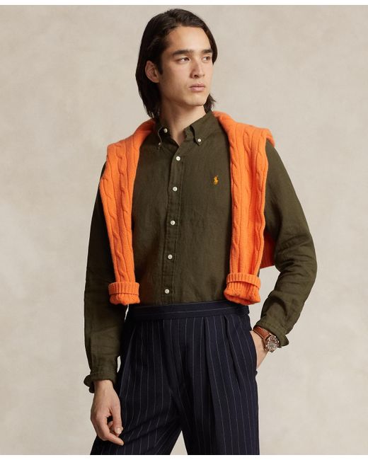 Polo Ralph Lauren Multicolor Classic-fit Linen Shirt for men