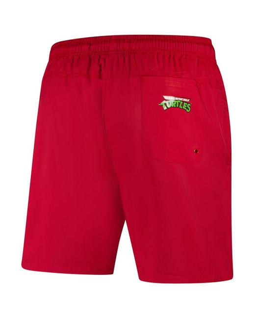 FREEZE MAX Red Raphael Teenage Mutant Ninja Turtles Turtle Power Shorts for men