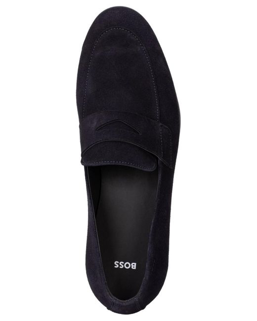 Boss Black Boss By Gavrie Suede Dress Loafer for men