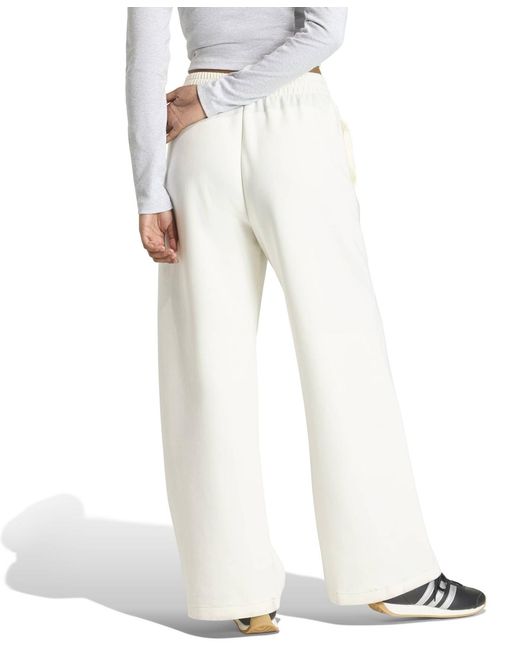 Adidas White Future Lounge Drawstring Pants