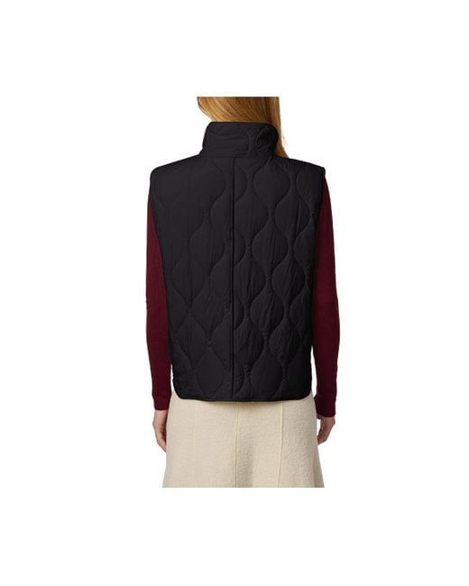 Bernardo Black Boxy Quilted Vest